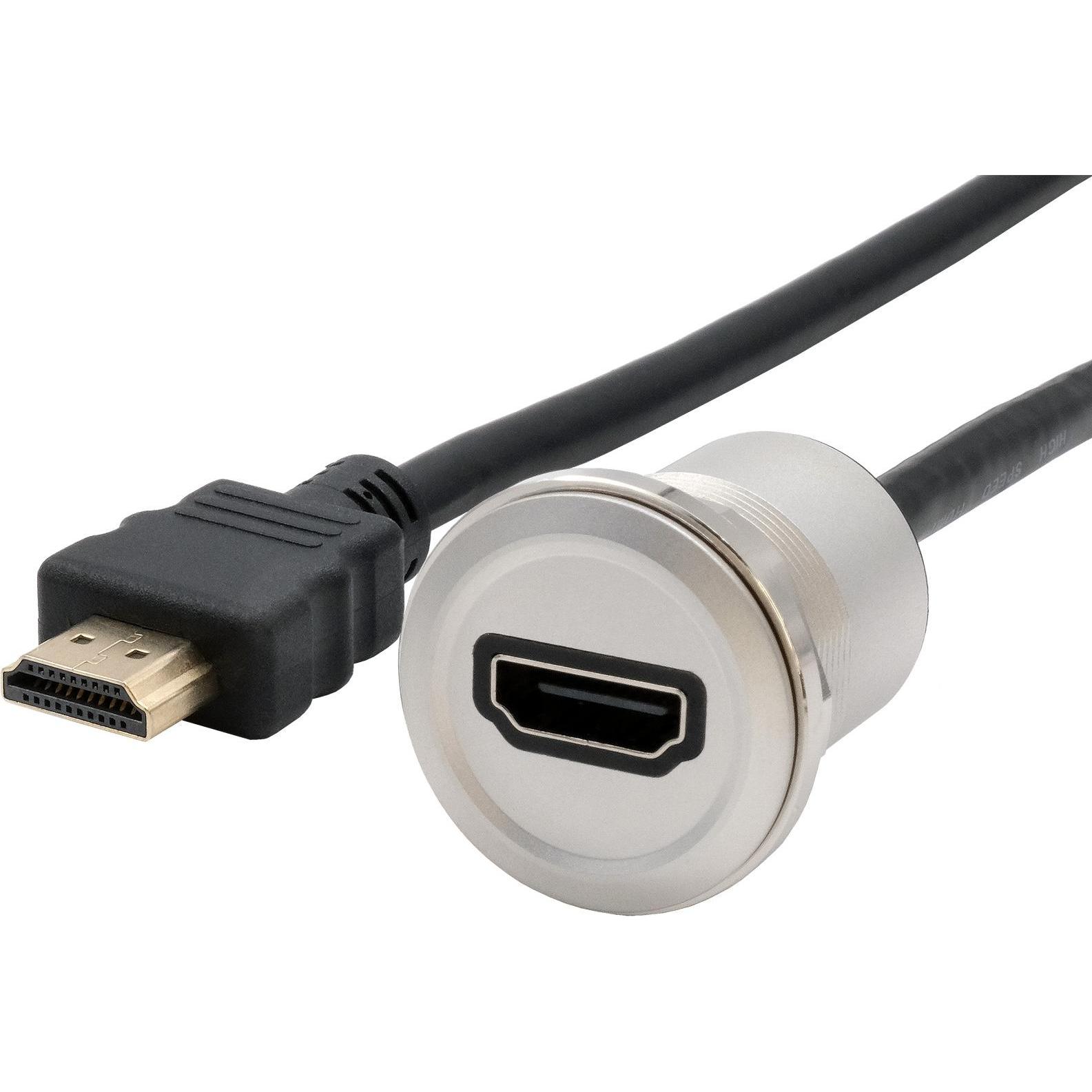Thumbnail - Exsys Einbau-Adapter HDMI BU-ST (HDMI, 30 cm), Data + Video Adapter
