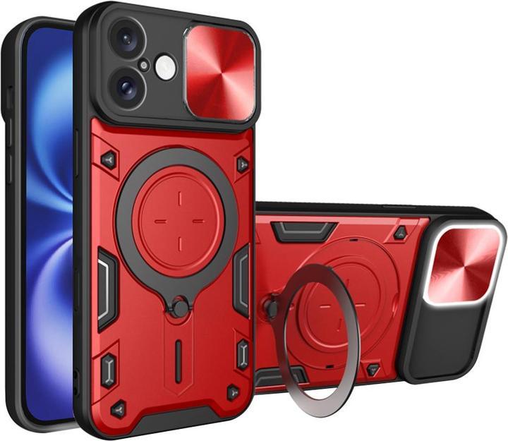 Image du produit Techsuit - CamGuard Pro - iPhone 16 - Red (Apple iPhone 16)