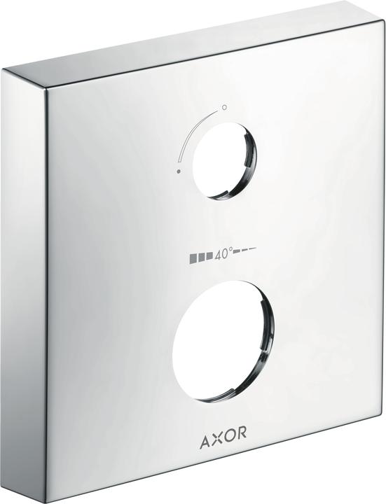 Actual product image Axor Extension rosette angular, 2-hole, arrow chrome