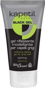 Helen Seward KAPETIL Schwarzes Gel für graues Haar 150ml (Haargel, 150 ml)
