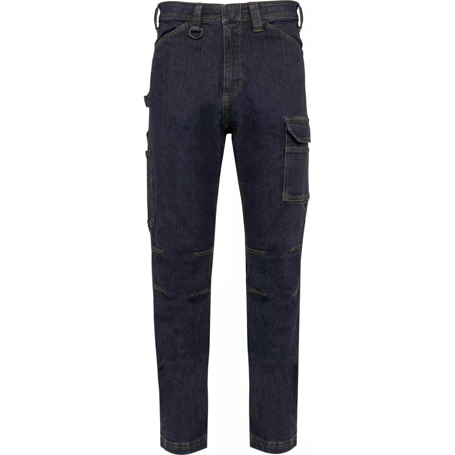 Kariban, Herren, Jeans, Jeans Multitaschen, Schwarz, (46)