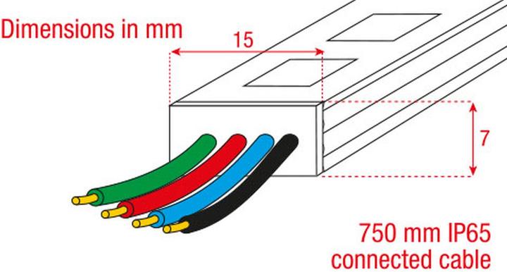 Produktbild Artecta Havana Rigid (RGB, 101 cm, Outdoor)