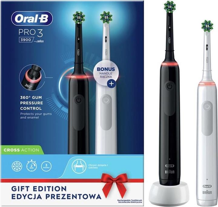 Immagine prodotto Oral-B SPAZZOLINO ELETTRICO PRO3 3900 2PSC
