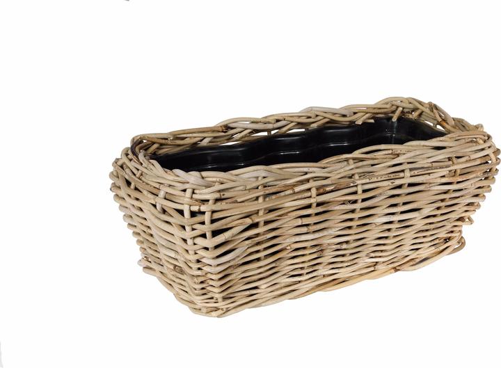 Jaco Pflanzengefäss Drypot Kiste Natur (50 x 26 x 18 cm)