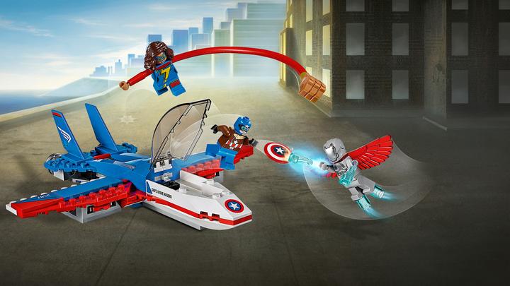 Immagine prodotto LEGO Marvel Super Heroes Captain America: Jet plane (76076, LEGO Marvel)