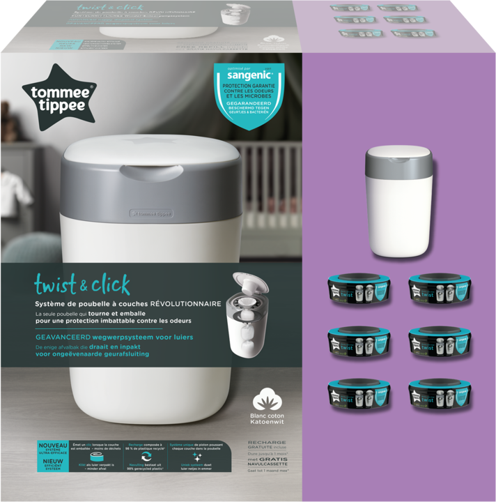 Produktbild Sangenic Starterset Twist & Click (6 x)