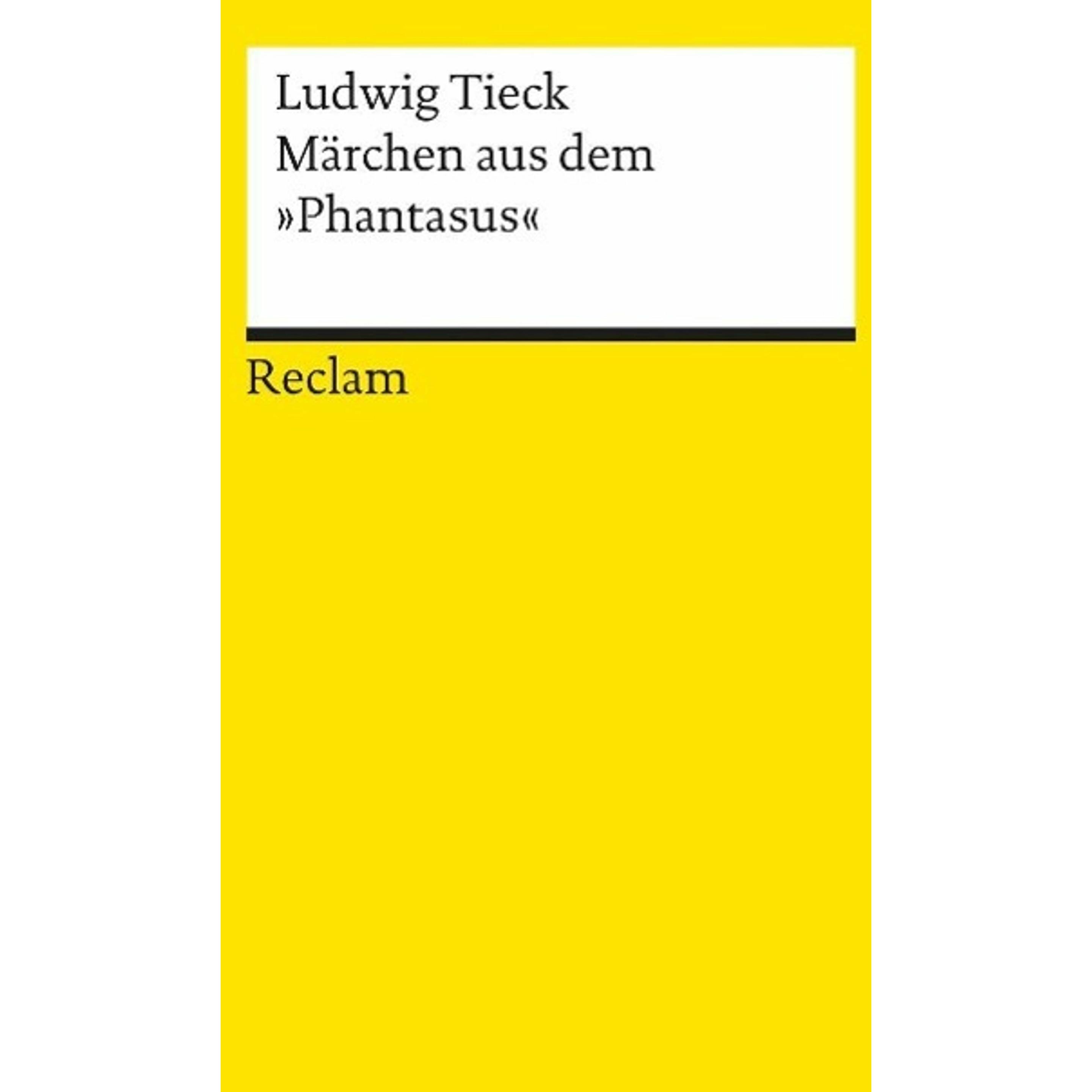 Märchen aus dem' Panthasus', Belletristik von Ludwig Tieck, Walter Münz