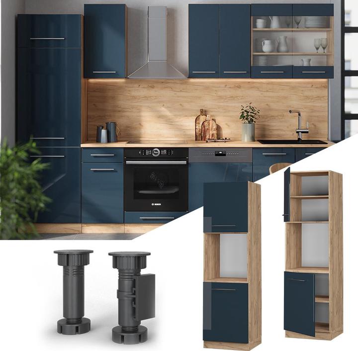 Produktbild Vicco Herdumbauschrank Fame-Line (60 x 58 x 206.80 cm)