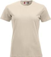Immagine prodotto Clique Maglietta donna Classic-T 029361, cotone, beige chiaro, taglia L (L)