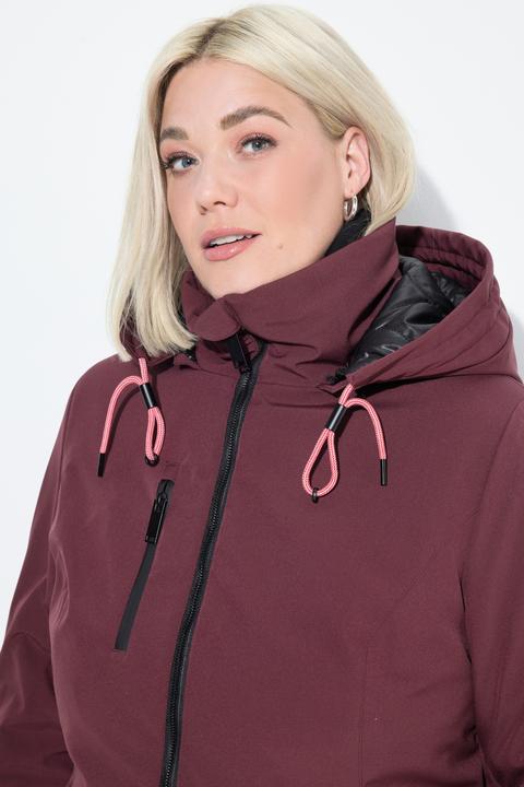 Produktbild Ulla Popken HYPRAR Funktionsjacke, wasserabweisend, Kapuze (50, 52)