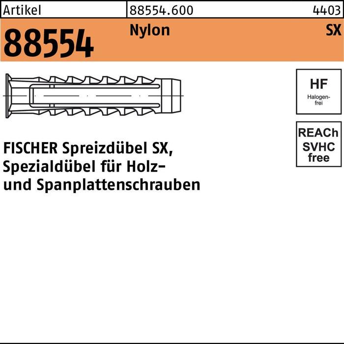 Produktbild Fischer SB Nylondübel Duopower mit Rundhaken (10 Stk.)