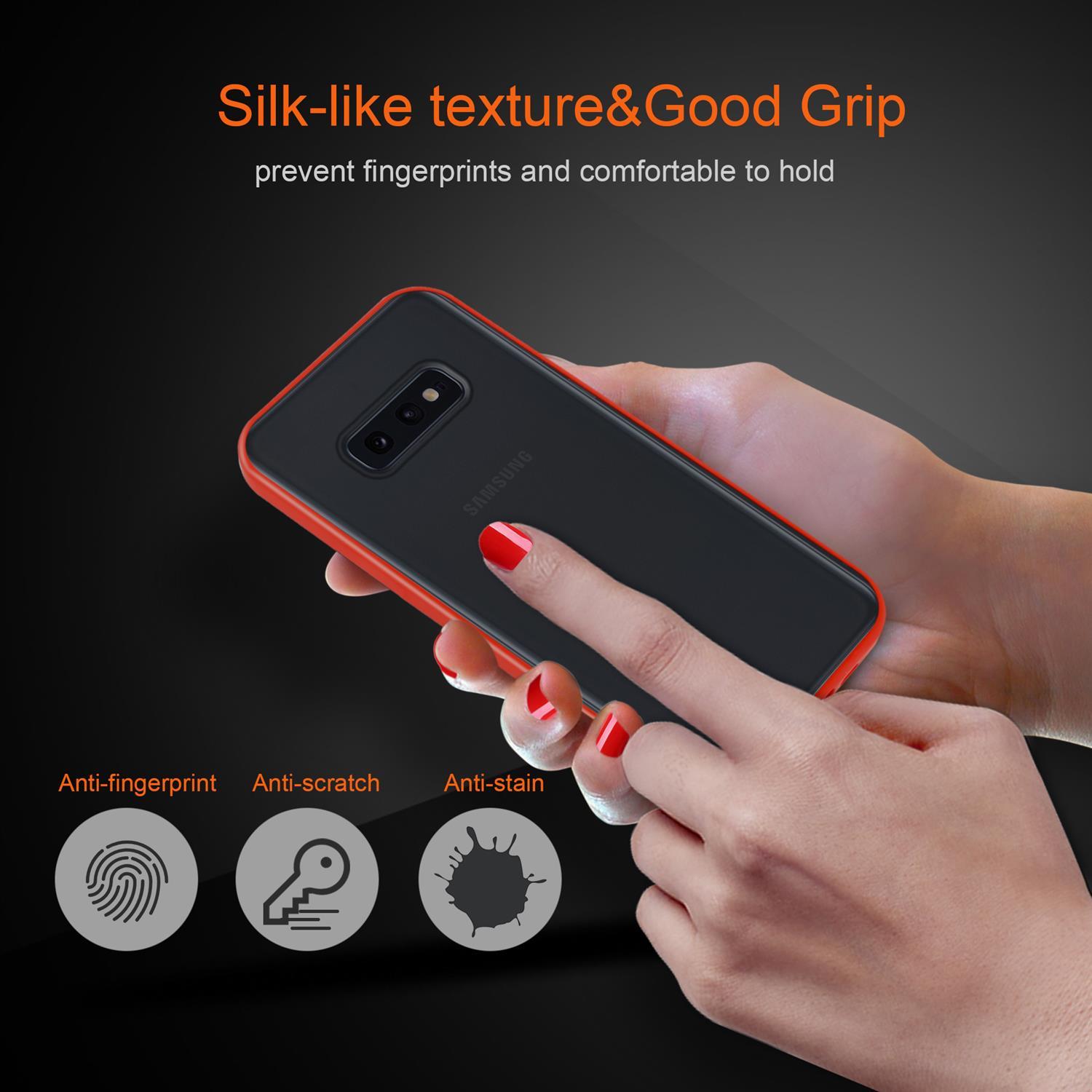 Thumbnail - Cadorabo Hybrid Matt Cover (Samsung Galaxy S10e), Smartphone Hülle, Transparent