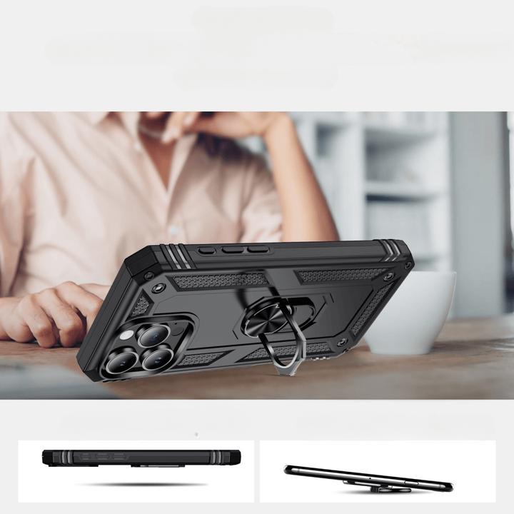 Actual product image Cover-Discount iPhone 16 Pro Max - Armor Case with kickstand (Apple iPhone 16 Pro Max)