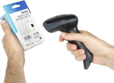 Produktbild Hamlet HBCS-2D110W Strichcodeleser Handheld 1D/2D CMOS Strichcodeleser Schwarz (1D-Barcodes, 2D-Barcodes)