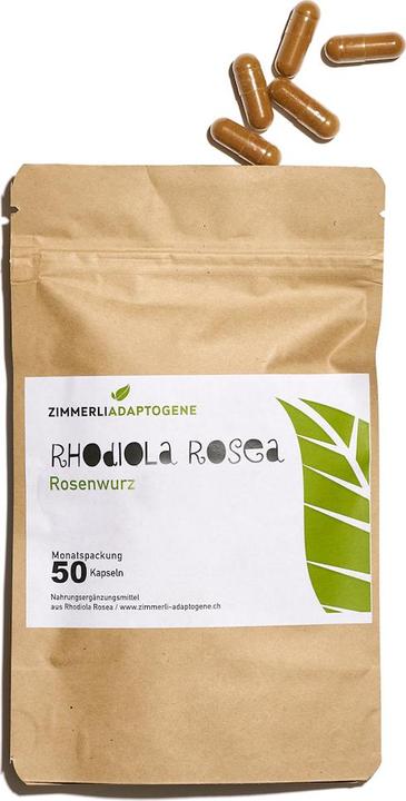 Produktbild Zimmerli Adaptogene Rhodiola Kapseln (BIO) 50 Kapseln (1 Stück, Kapseln, 25 g)