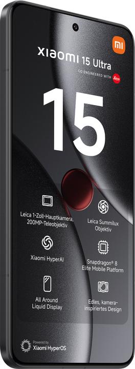 Produktbild Xiaomi 15 Ultra (512 GB, Silver Chrome, 6.73", Dual SIM, 5G)