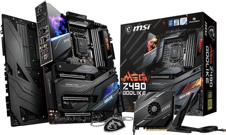 Produktbild MSI MEG Z490 Godlike (LGA 1200, Intel Z490, E-ATX)