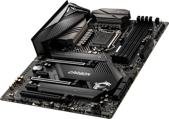 Actual product image MSI MPG Z490 Gaming Carbon Wifi (LGA 1200, Intel Z490, ATX)