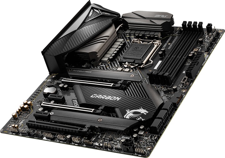 Image du produit MSI MPG Z490 Gaming Carbon Wifi (LGA 1200, Intel Z490, ATX)