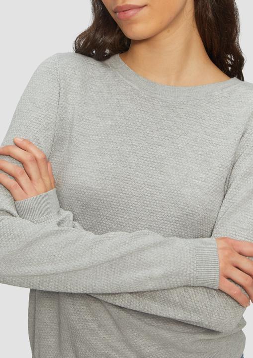 Produktbild S.Oliver Strickpullover Strickpullover mit Struktur aus Viskosemix (L)