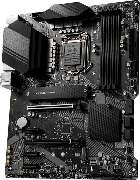 Actual product image MSI Z490-A Pro (LGA 1200, Intel Z490, ATX)