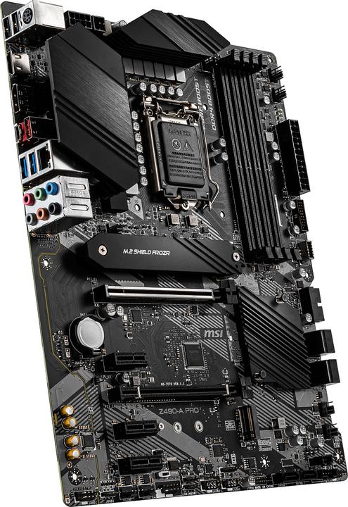 Actual product image MSI Z490-A Pro (LGA 1200, Intel Z490, ATX)