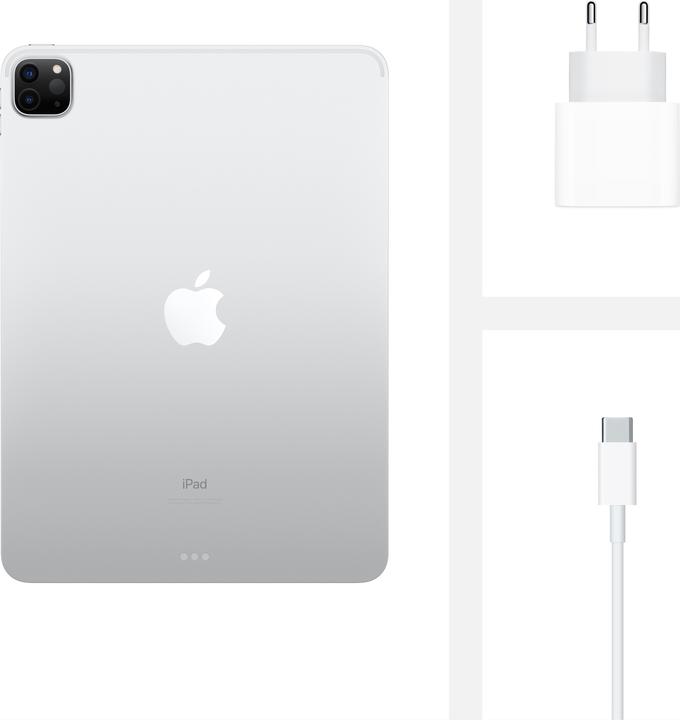 Actual product image Apple iPad Pro 2020 (4. Gen) (WLAN only, 12.90", 128 GB, Silver)