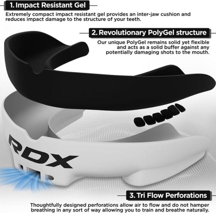 Actual product image Rdx Mouth Guard Junior below 12 years (One size)