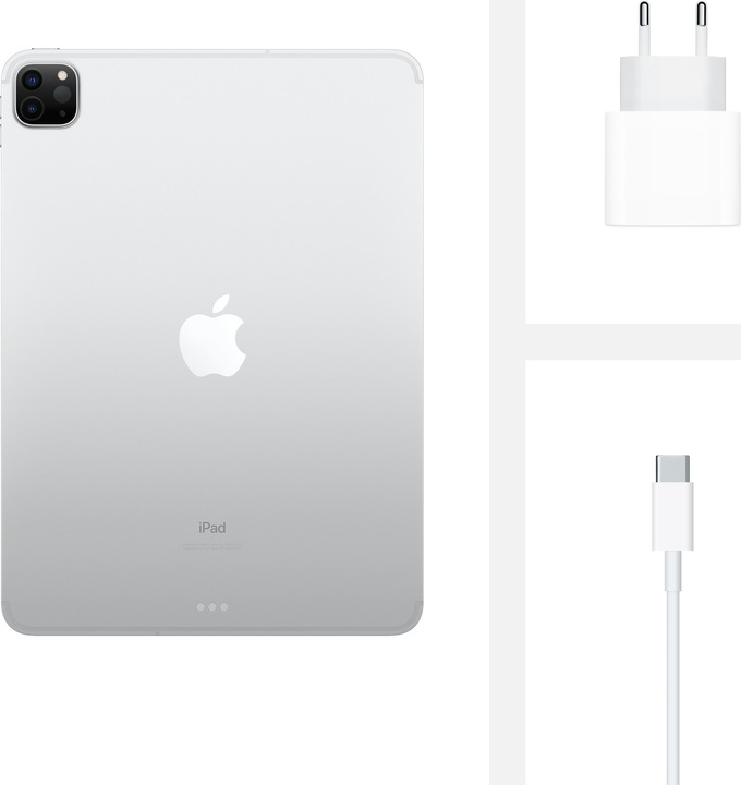 Produktbild Apple iPad Pro 2020 (2. Gen) (4G, 11", 128 GB, Silver)