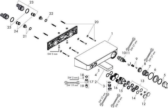 Produktbild hansgrohe ShowerTablet Select Chrom