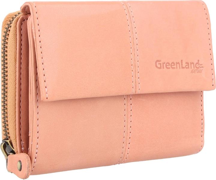 Actual product image Greenland Nature Nature Soft wallet RFID leather 13 cm