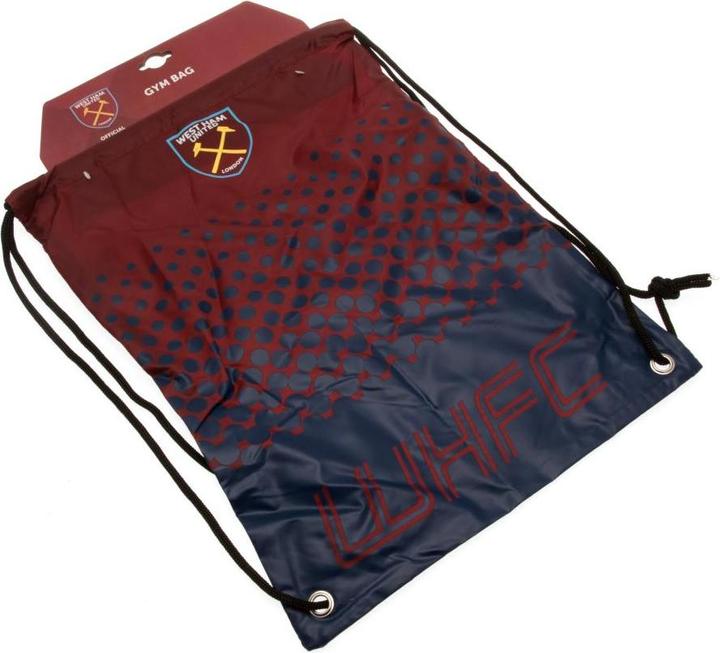 Produktbild West Ham United FC Fade Design Turnbeutel (7.26 l)