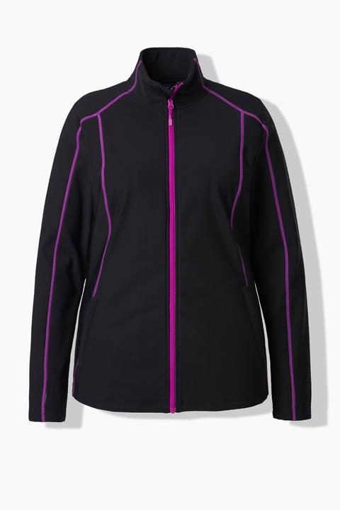 Image du produit Ulla Popken Veste technique en molleton déperlant, col montant (46, 48)