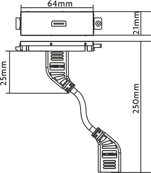 Productafbeelding Vision HDMI (Type A) - HDMI (Type A) (0.25 m, HDMI, 2.0)