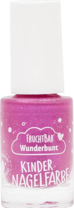 Immagine prodotto Fruchtbar Colore per unghie per bambini (Divertente viola con glitter, Smalto)