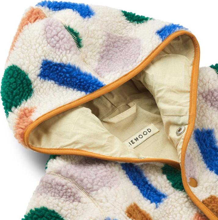 Actual product image Liewood Inge fleece jacket Paint Stoke (98)