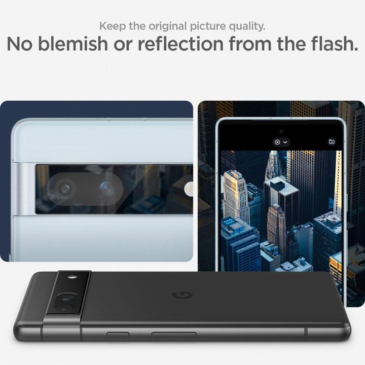 Actual product image Spigen Optics cover (1 Piece, Google Pixel 7a)