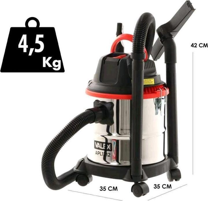Actual product image Valex APL1212 Canister wet and dry vacuum cleaner 1200 W (Wet dry vacuum cleaner)