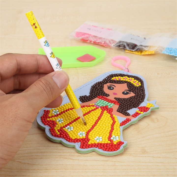 Produktbild Cover-Discount DIY Bastel-Set Glitzer Strasssteine Anhänger Mädchen