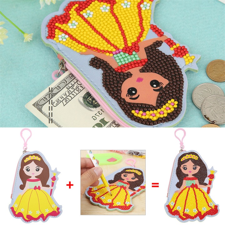Produktbild Cover-Discount DIY Bastel-Set Glitzer Strasssteine Anhänger Mädchen