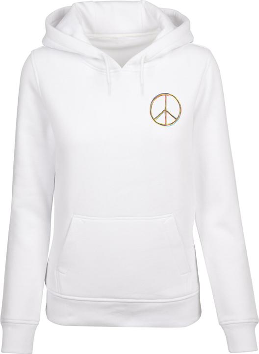 Produktbild Merchcode Peace Multicolor with Ladies Heavy Hoody - 161505 (L)