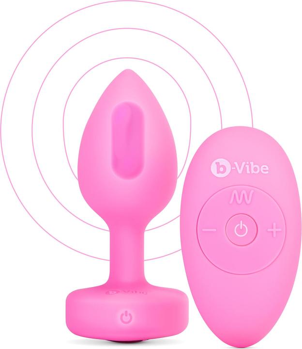 Produktbild Earthly Body B-Vibe - Vibrating Heart Plug S/M Pink