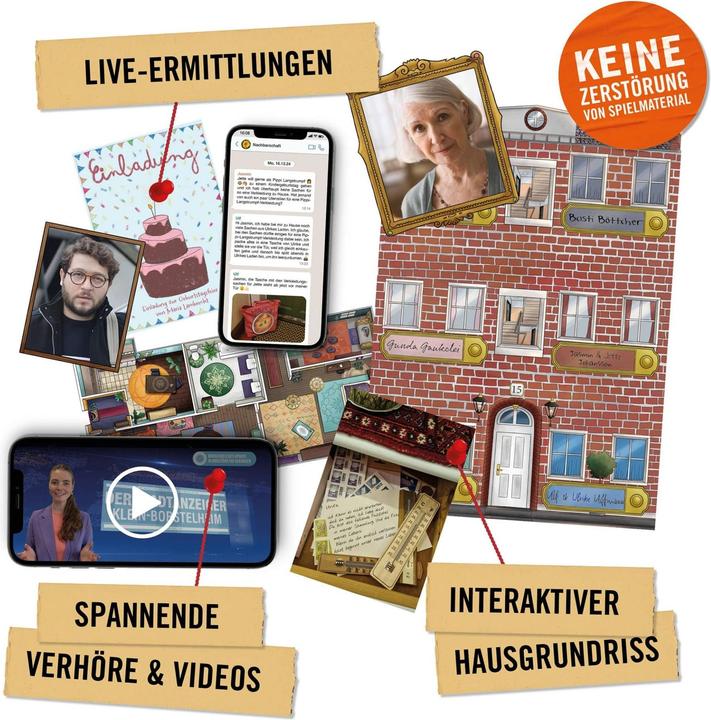 Actual product image Hidden Games Tatort: All under one roof ( Case 13) (German, 1 - 6 Players)