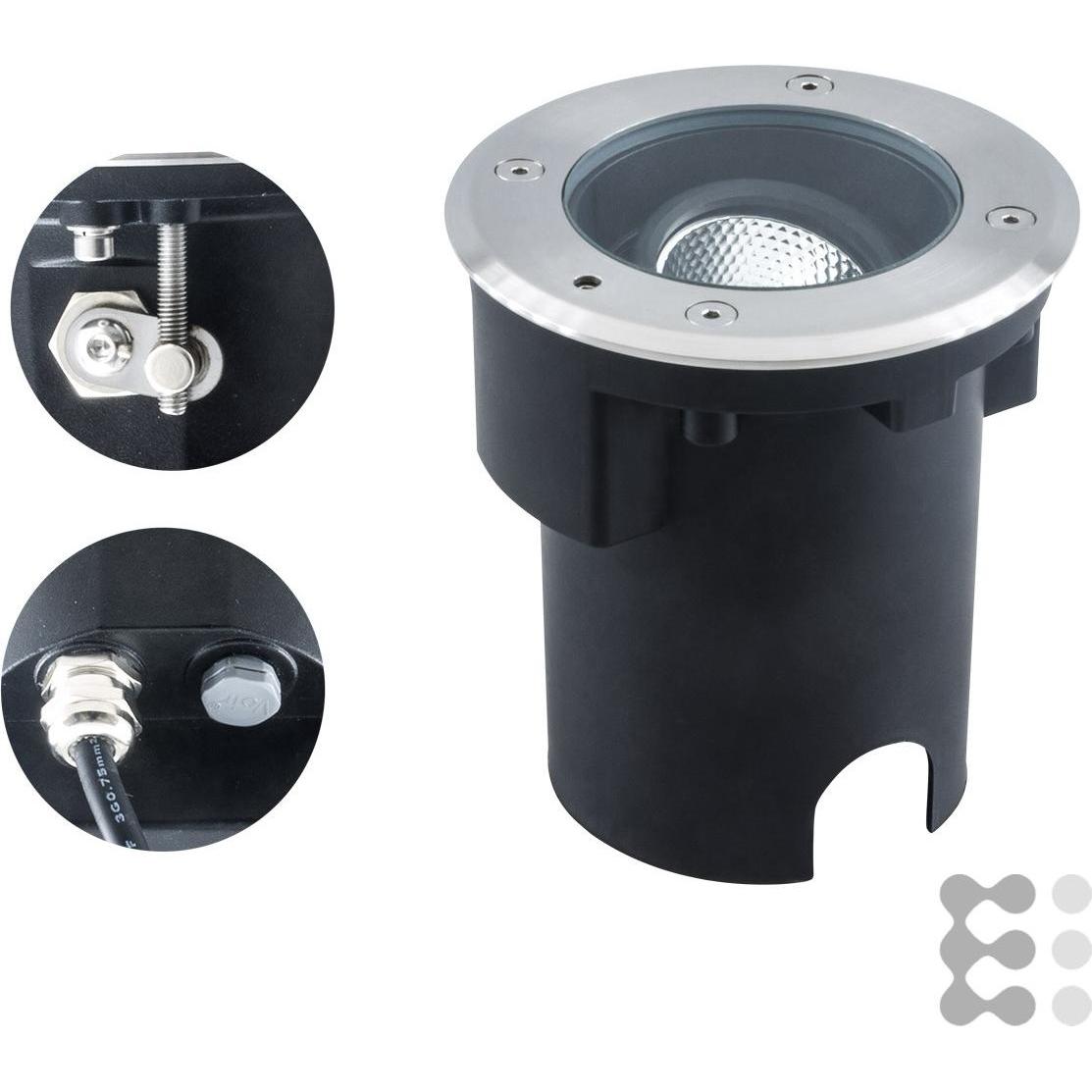 EVN-Lichttechnik, Gartenbeleuchtung, LED-Bodeneinbauleuchte (373 lm, IP67)