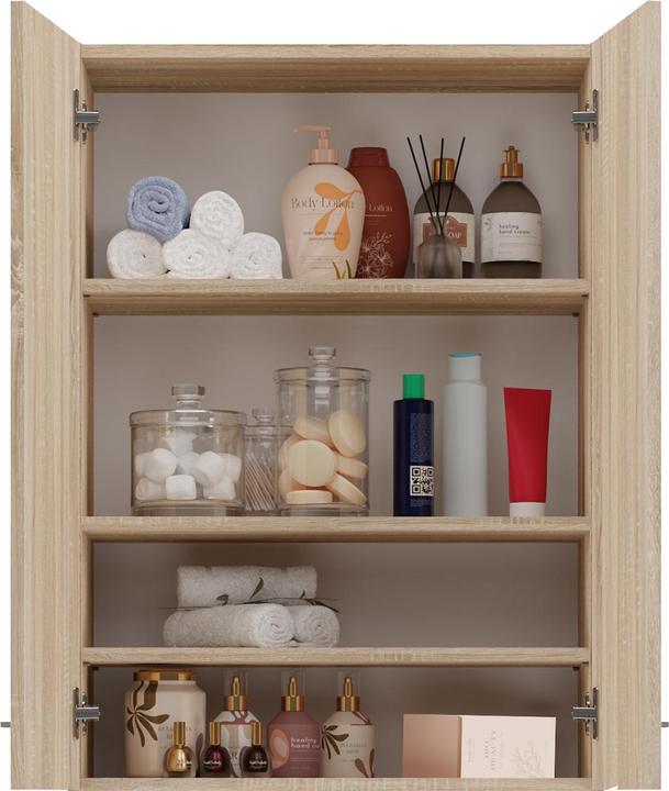 Productafbeelding Topeshop Wasmachinekast POLA MINI DD 64x30xH90 Sonoma (64 x 30 x 90 cm)