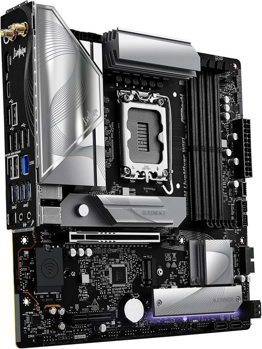 Productafbeelding AsRock B860M LiveMixer WiFi DDR5 Intel S kleinhandel (LGA 1851, Intel B860, Micro ATX (mATX))