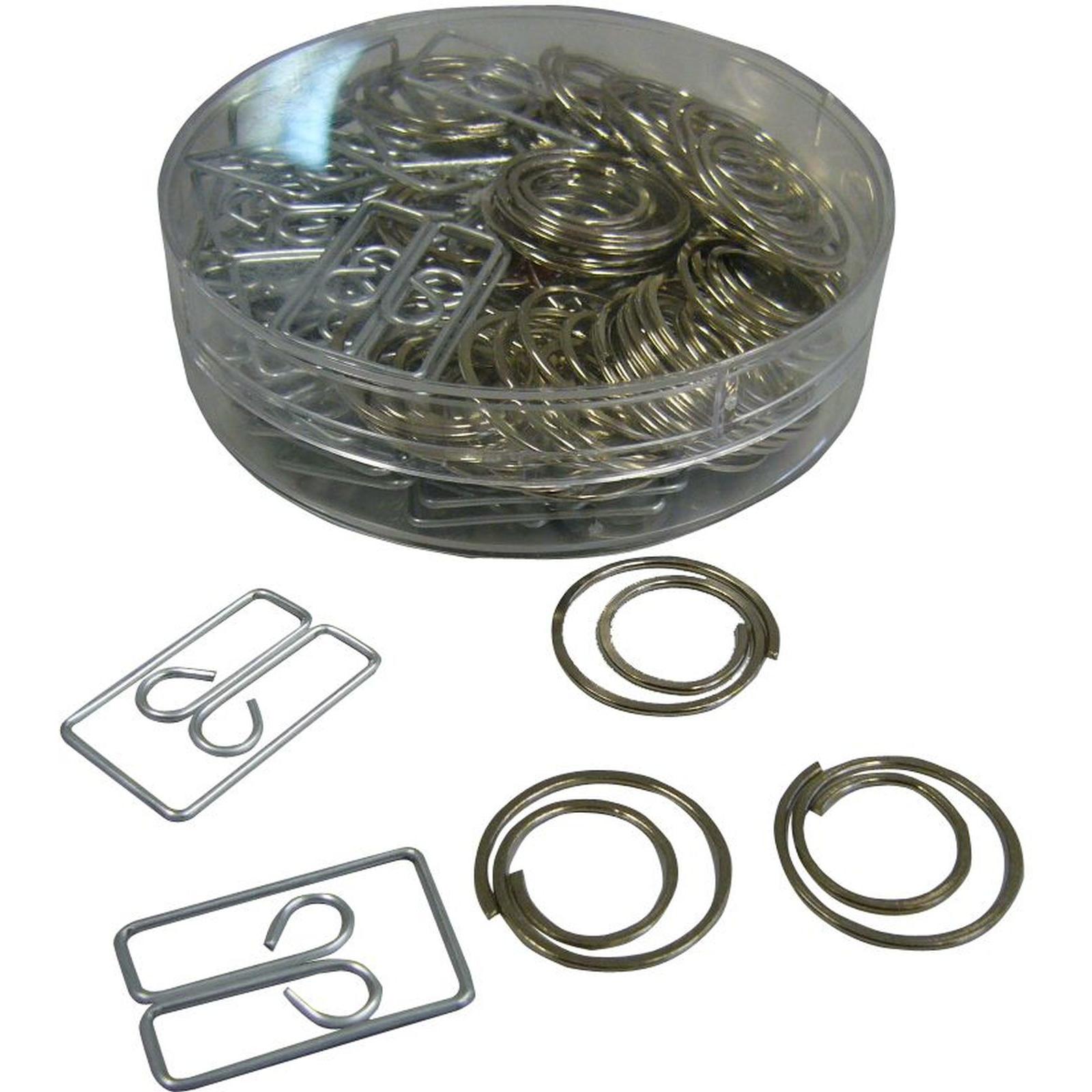 Gold Dose für Büroklammern Heftklammern Klammerbox für Büro inkl. 100 Büroklammern (100 x) (4,00E+12)