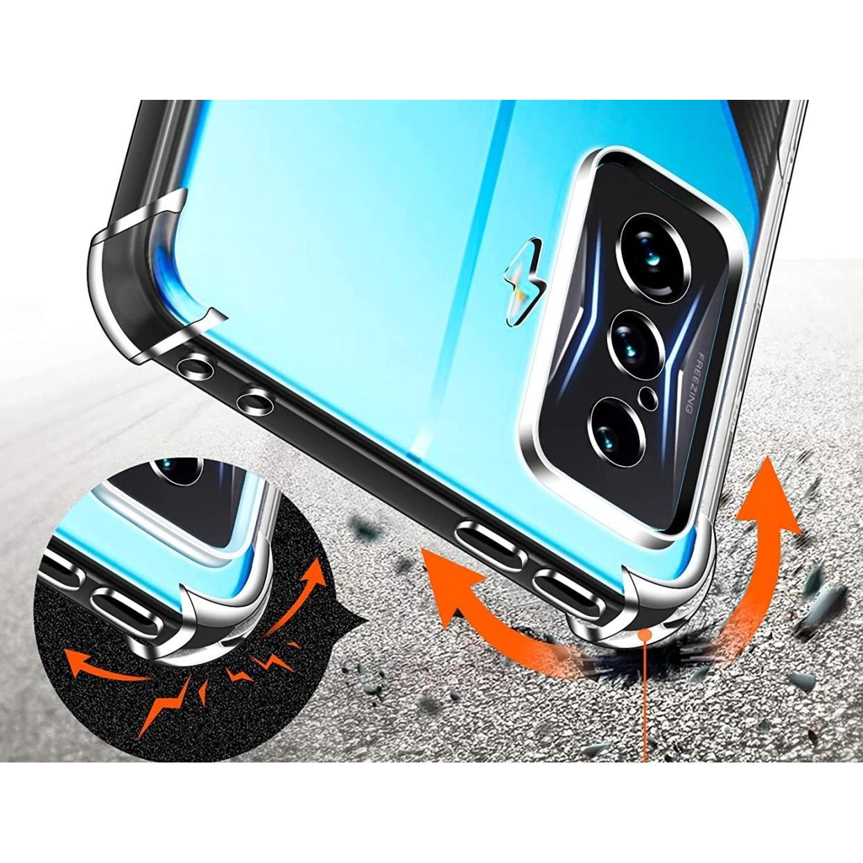 Thumbnail - Screenguard Xiaomi Poco F4 GT Hülle Crystal Soft Airbag Bumper (Xiaomi Poco F4 GT), Smartphone Hülle, Transparent