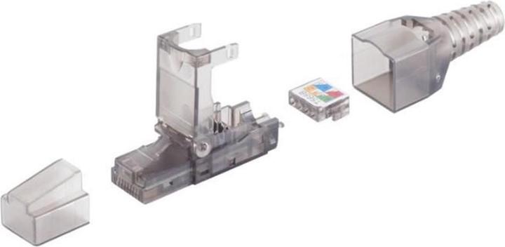 Actual product image MicroConnect Tool-free RJ45 CAT6A connector (U/UTP, CAT6a)