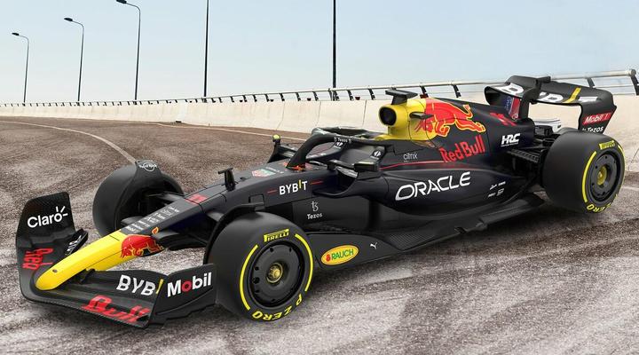 Produktbild Jamara Oracle Red Bull Racing RB18 1:18 dunkelblau 2,4GHz